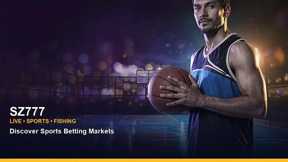 SZ777 Philippine sports page with an adult casino host and basketball-themed visual