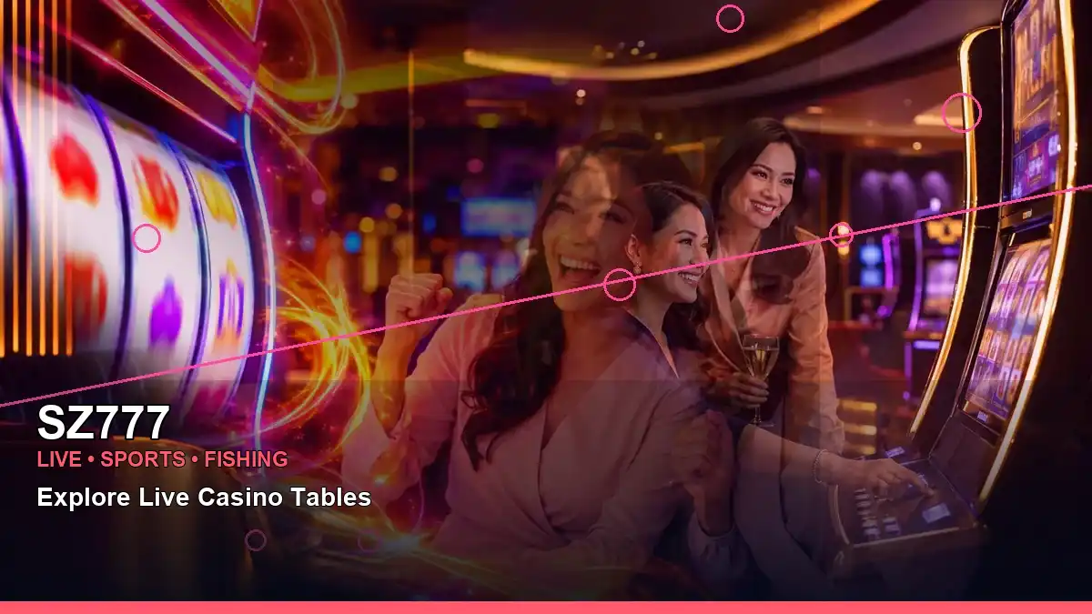 SZ777 high-energy party-themed online slot visuals arranged in a wide reel layout for Philippine adults aged 21+